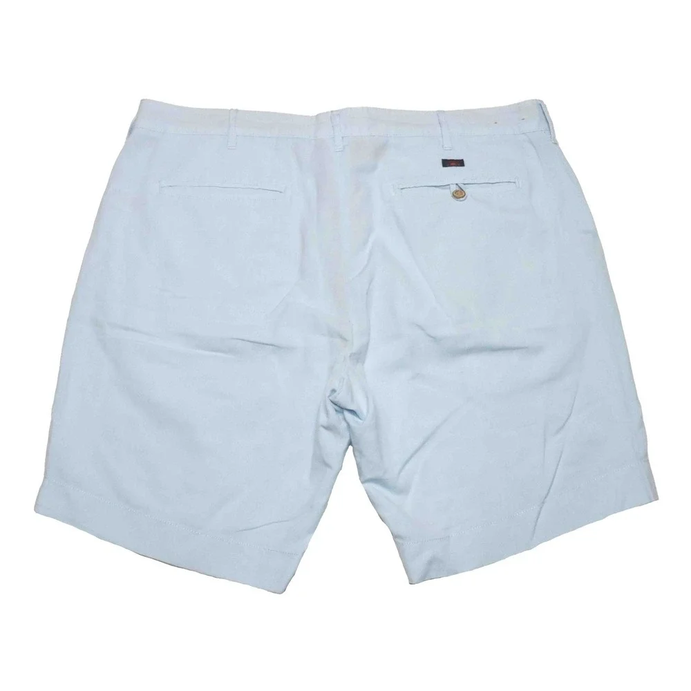 Faherty Malibu Light Blue Linen Blend Shorts 9